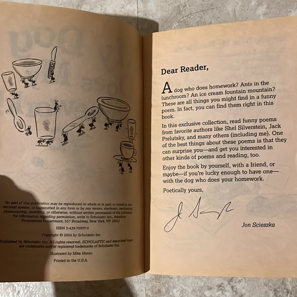 My Dog Does My Homework! Written by Jon Scieszka. - Picture 5 of 10